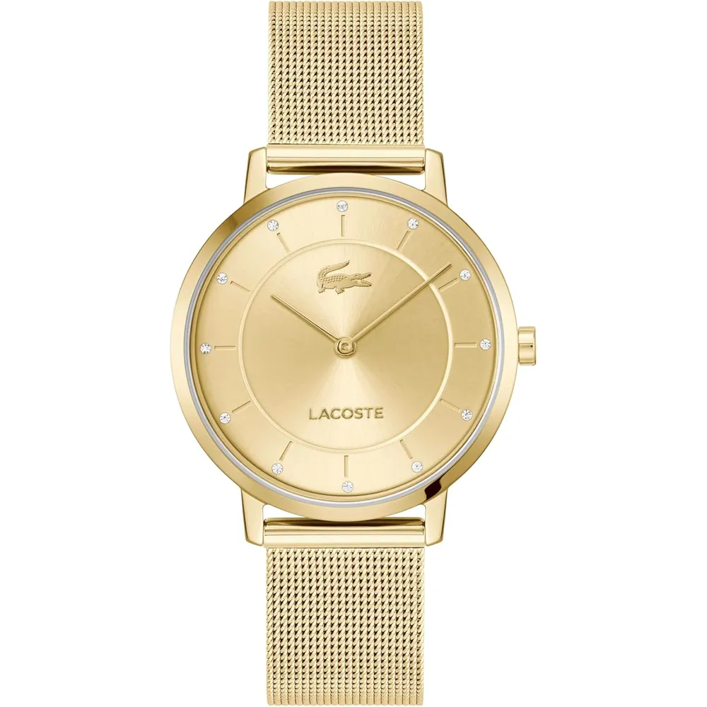RELOJ LACOSTE CROCORIGIN 35 MM MUJER - Gold