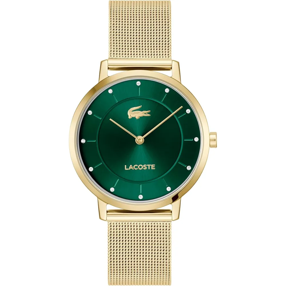 RELOJ LACOSTE CROCORIGIN 35 MM MUJER - GOLD GREEN