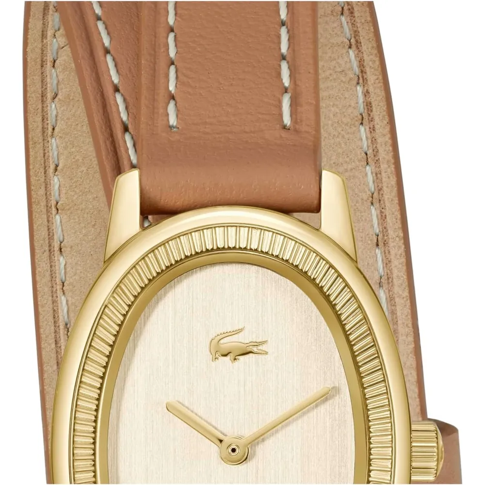 RELOJ LACOSTE PARISIENNE CORREA DE PIEL MUJER - TAN