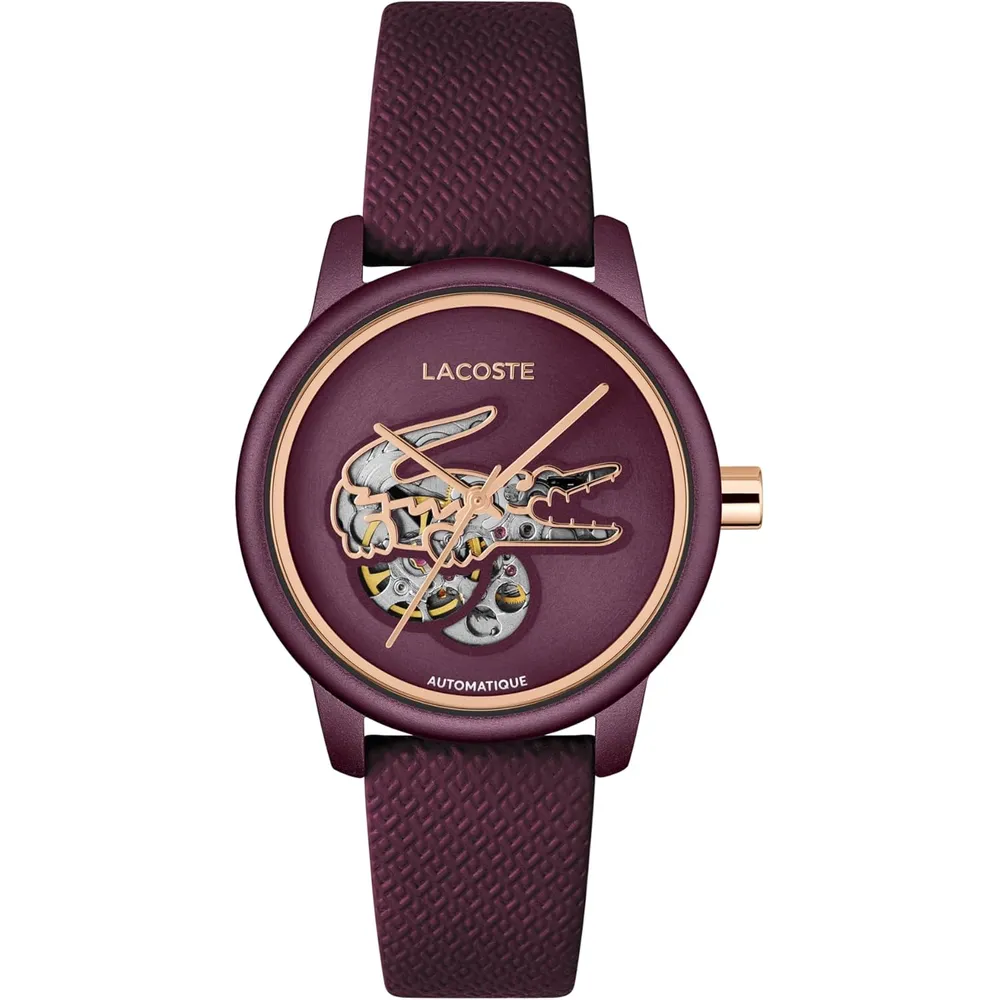 RELOJ LACOSTE 12.12 38 MM MUJER - BURGUNDY