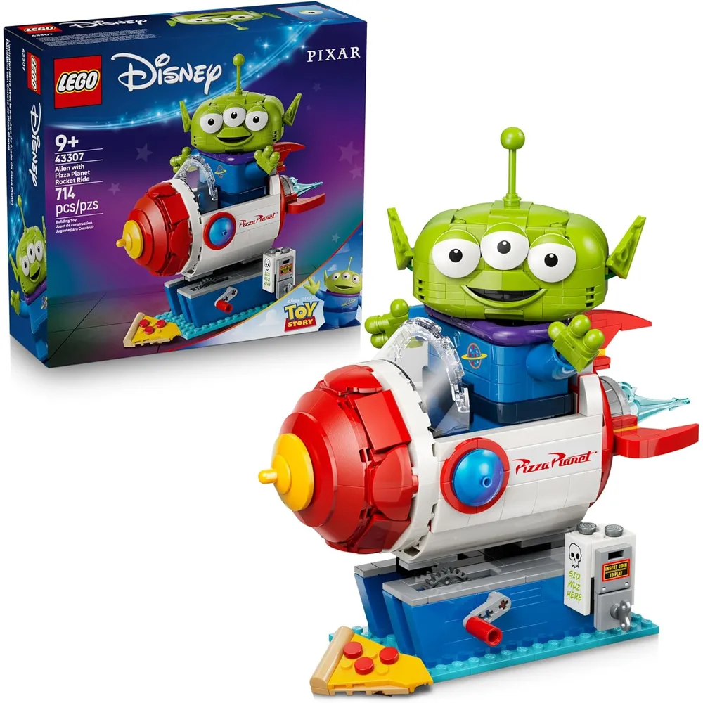 LEGO DISNEY PIXAR TOY STORY ALIEN PIZZA PLANET 497 PIEZAS