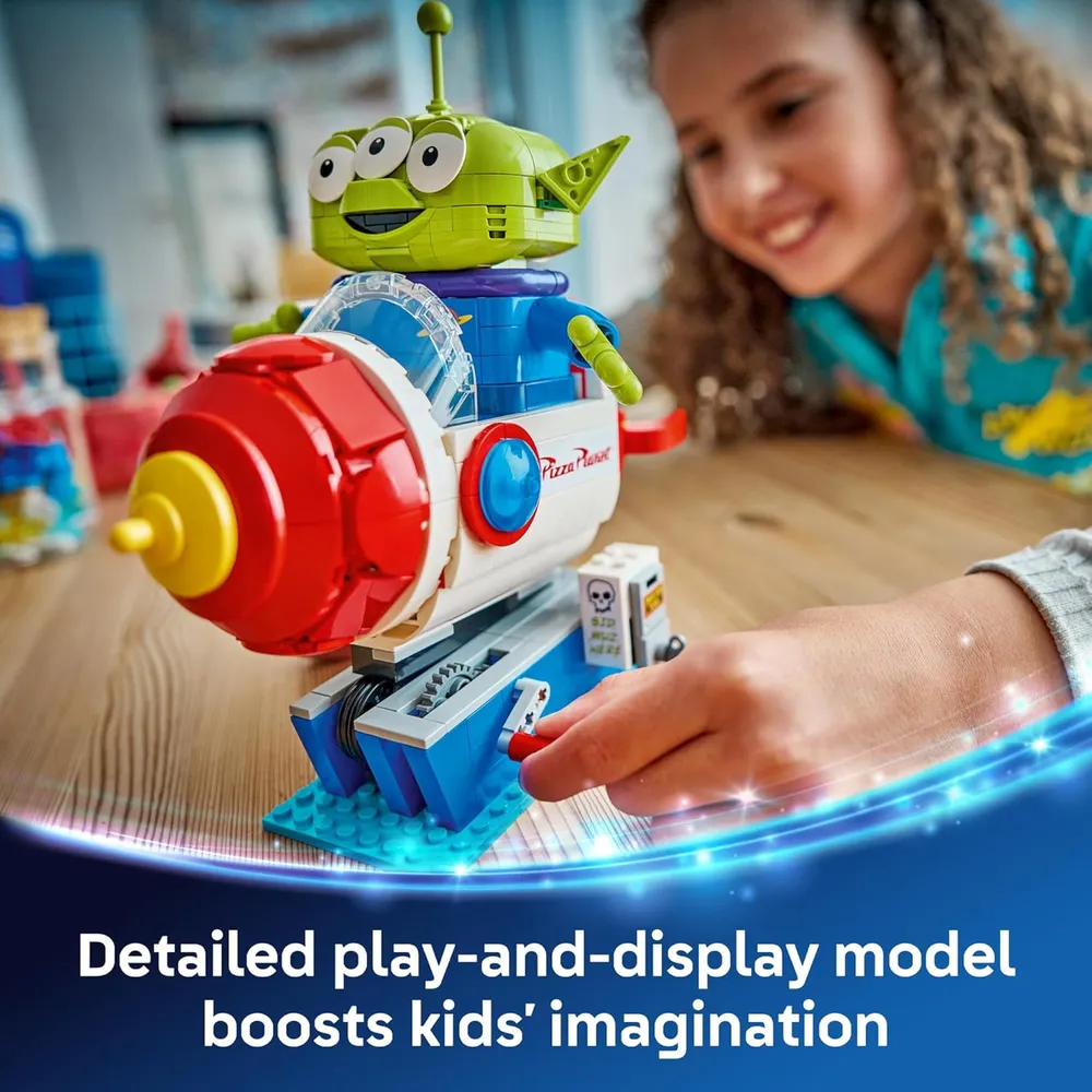 LEGO DISNEY PIXAR TOY STORY ALIEN PIZZA PLANET 497 PIEZAS