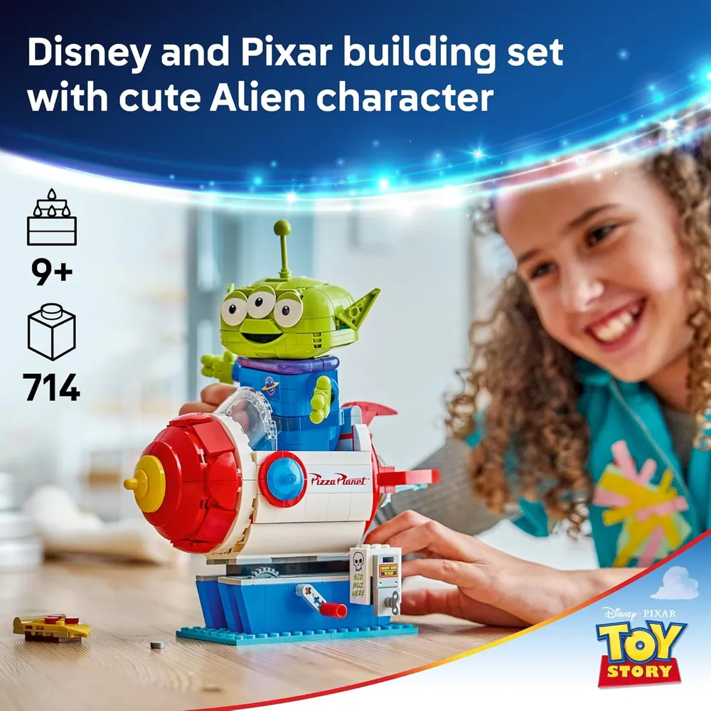 LEGO DISNEY PIXAR TOY STORY ALIEN PIZZA PLANET 497 PIEZAS