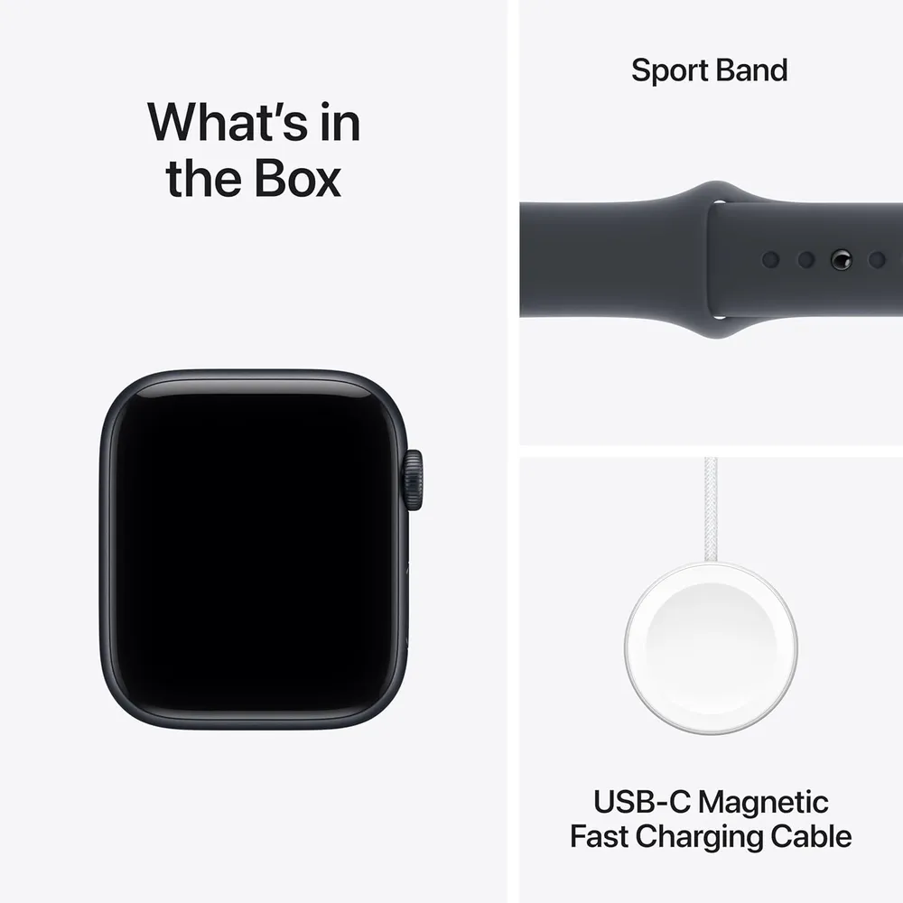 APPLE WATCH SE 3 (GPS + CELLULAR 44MM) | MIDNIGHT ALUMINIO + SPORT BAND MIDNIGHT M-L
