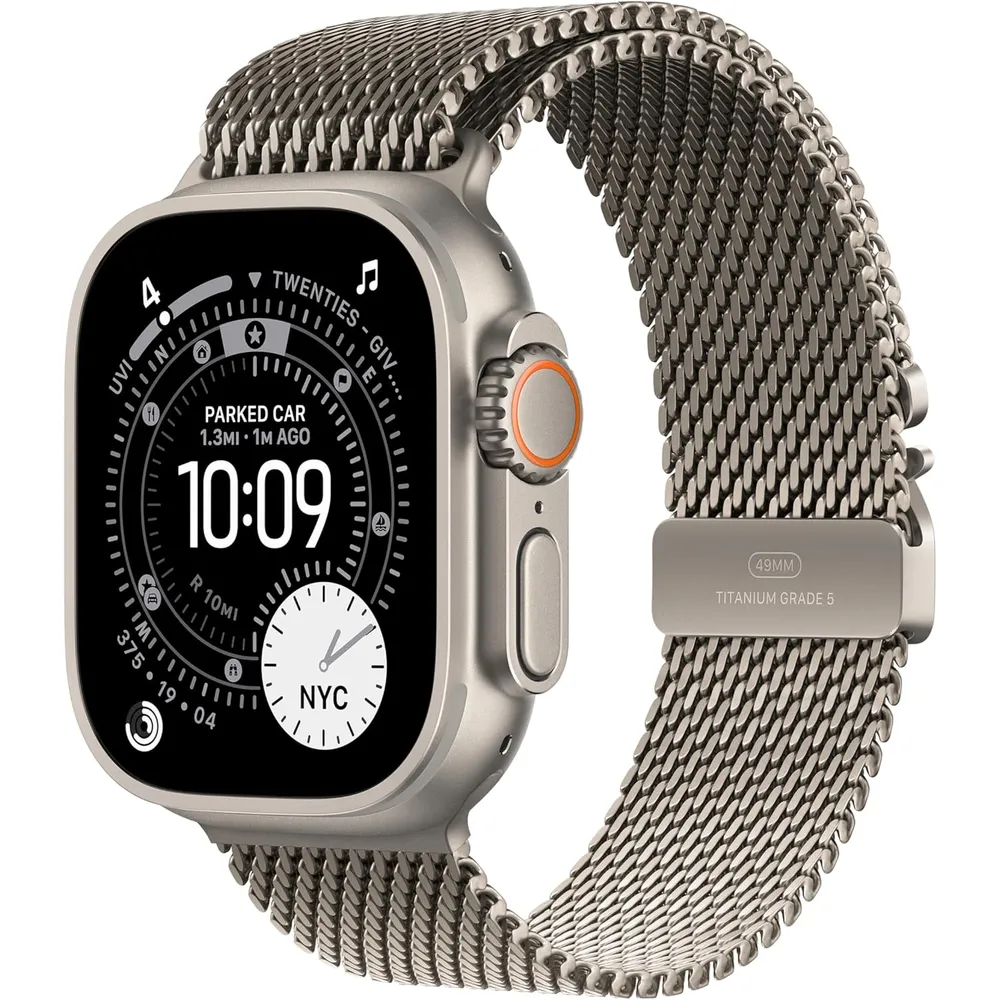APPLE WATCH ULTRA 3 (GPS + CELLULAR 49MM) | NATURAL TITANIO + MILANESE LOOP NATURAL TITANIO L