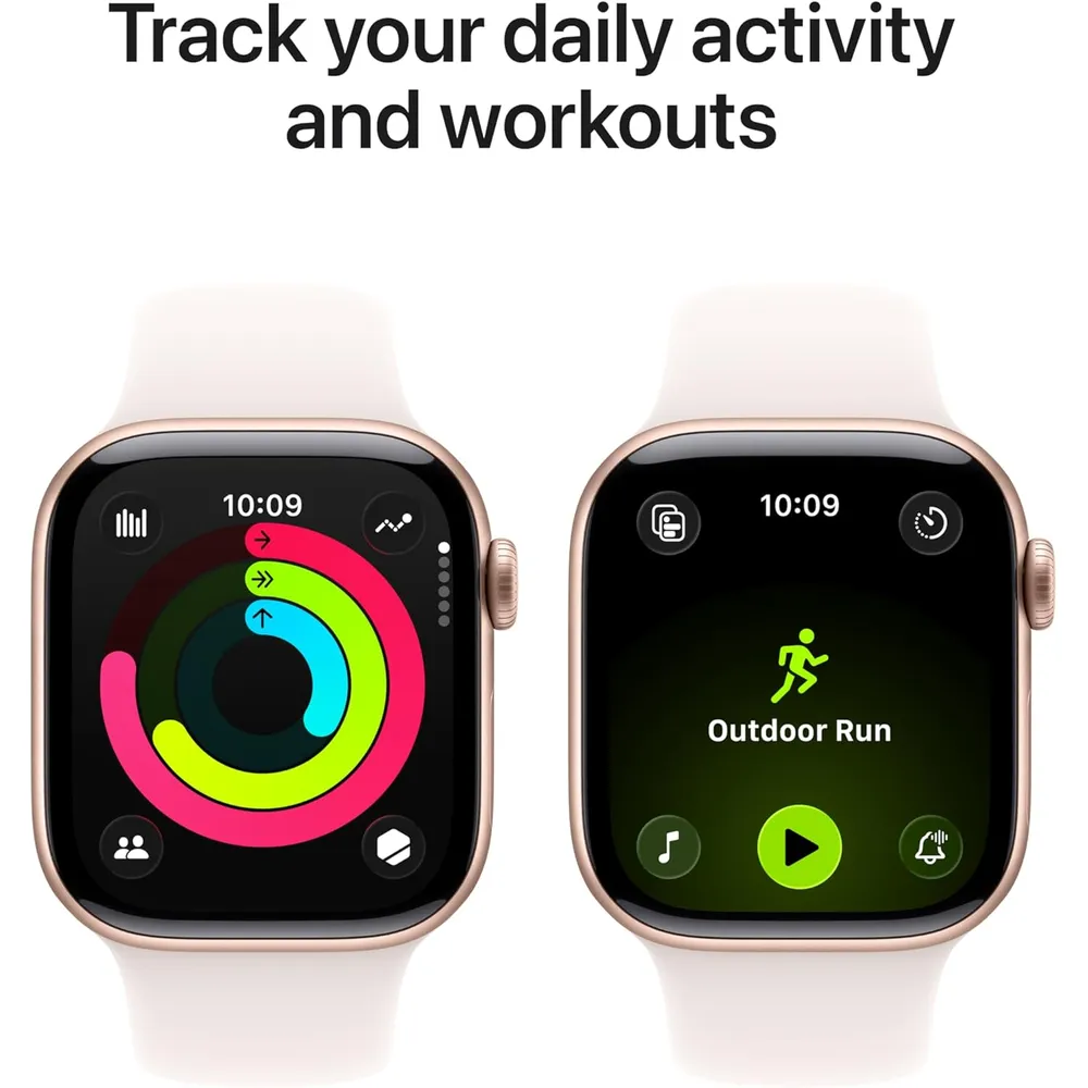 APPLE WATCH SERIES 11 (GPS 42MM) | ROSE GOLD ALUMINIO + SPORT BAND LIGHT BLUSH S-M