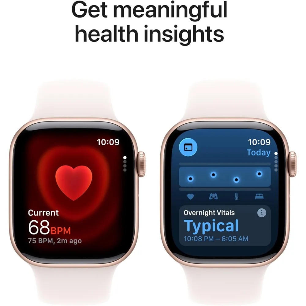 APPLE WATCH SERIES 11 (GPS 42MM) | ROSE GOLD ALUMINIO + SPORT BAND LIGHT BLUSH S-M