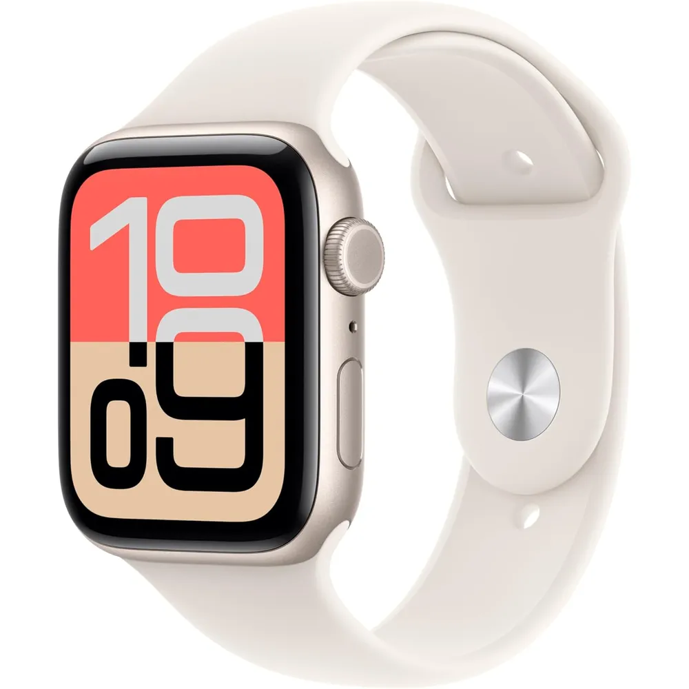 APPLE WATCH SE 3 (GPS + CELLULAR 44MM) | STARLIGHT ALUMINIO + SPORT BAND STARLIGHT M-L
