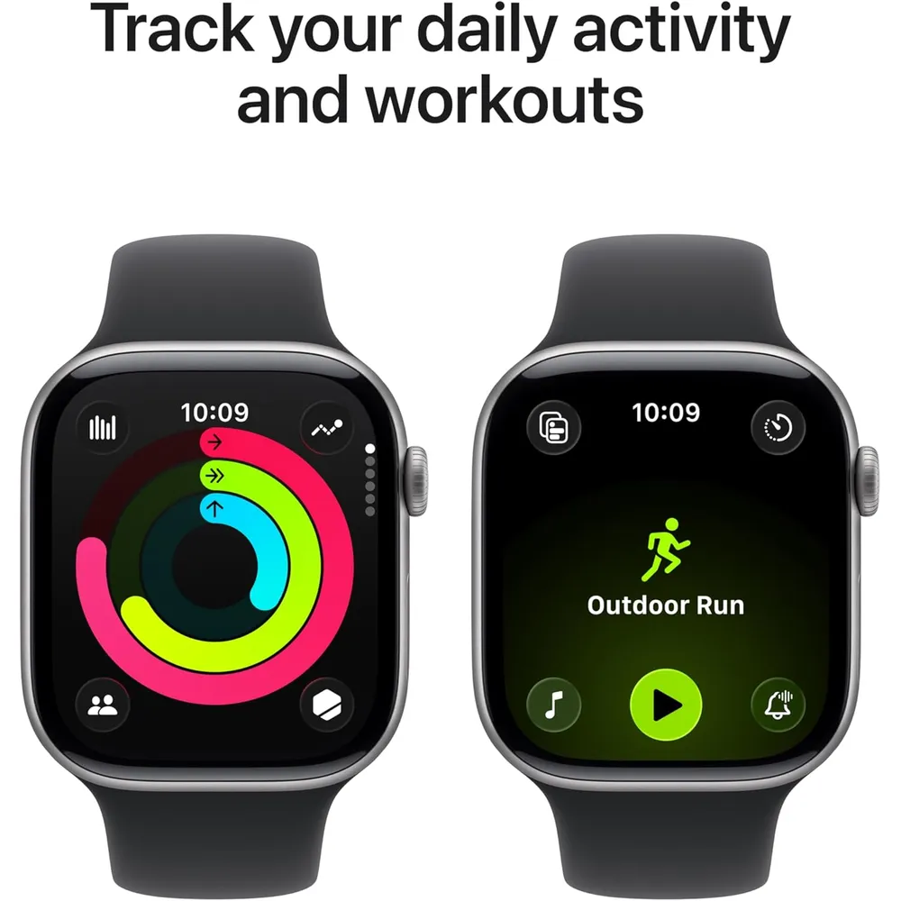 APPLE WATCH SERIES 11 (GPS 46MM) | SPACE GRAY ALUMINIO + SPORT BAND BLACK M-L