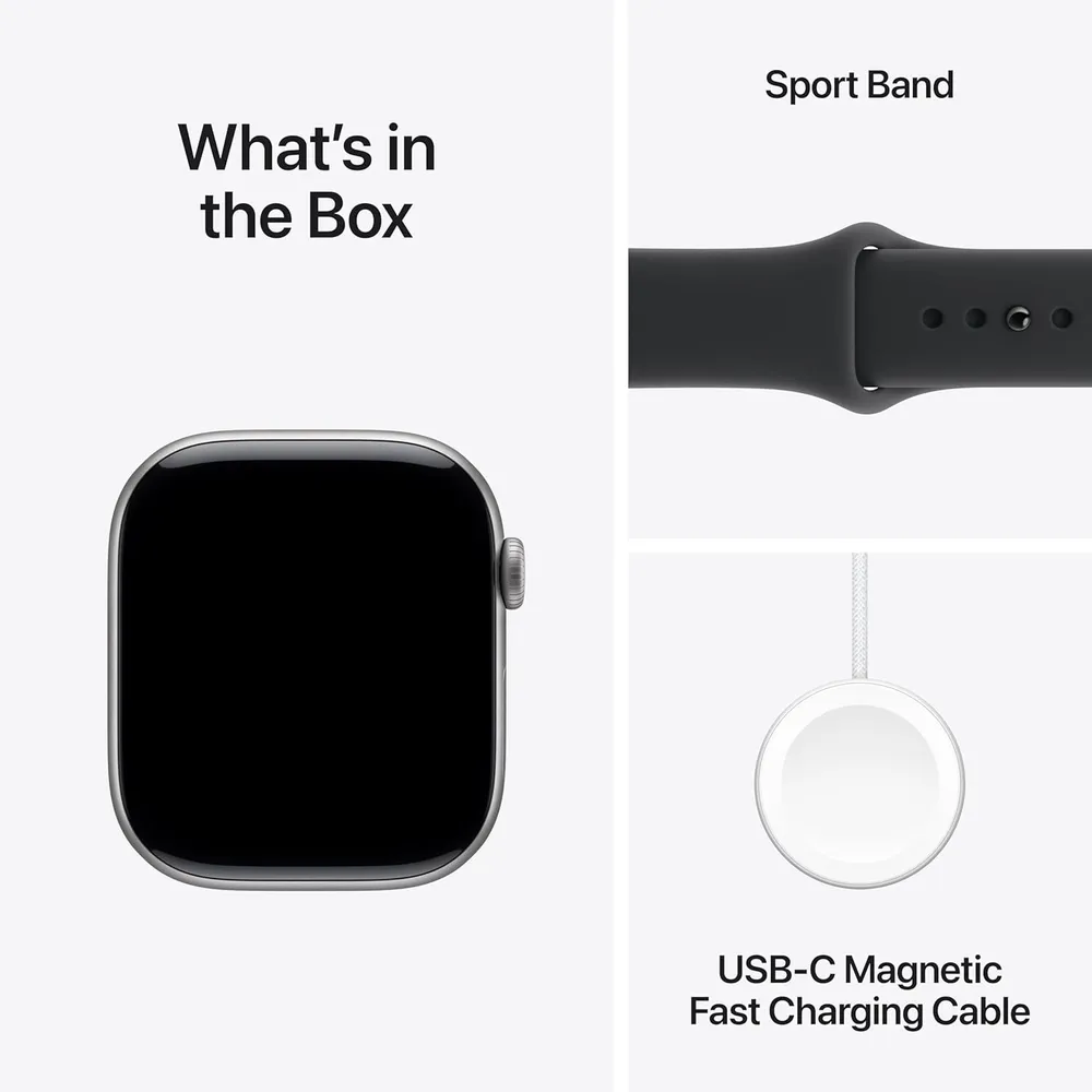 APPLE WATCH SERIES 11 (GPS + CELLULAR 46MM) | SPACE GRAY ALUMINIO + SPORT BAND BLACK M-L