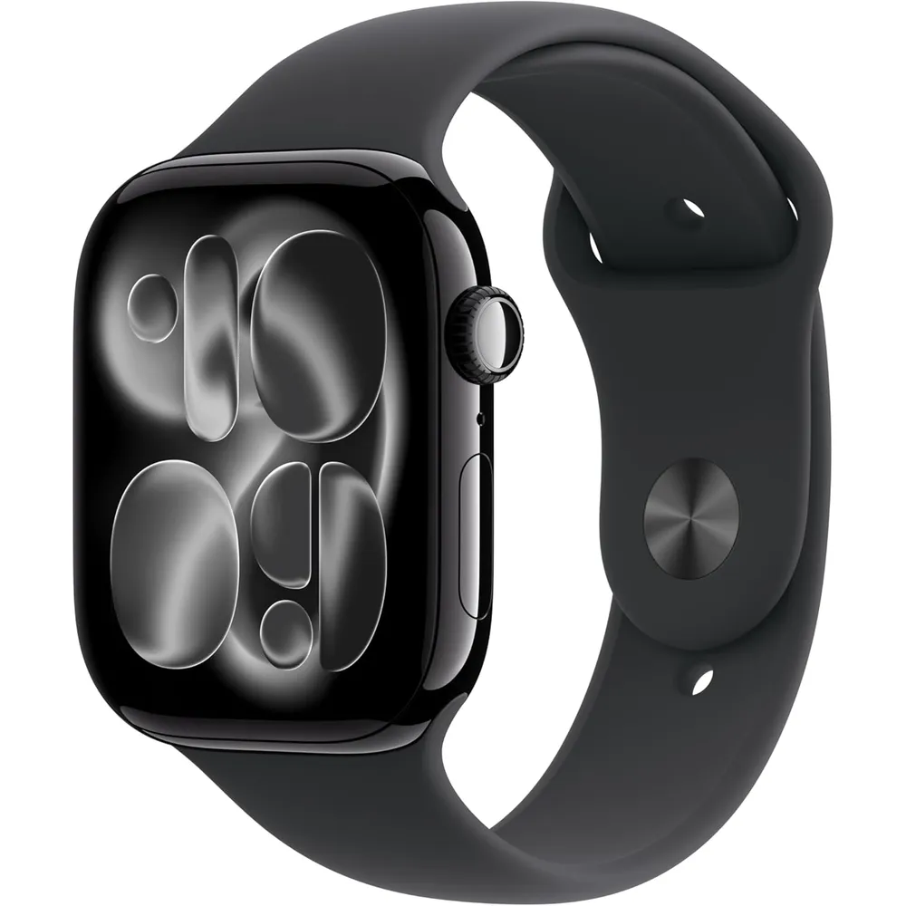 APPLE WATCH SERIES 11 (GPS + CELLULAR 46MM) | JET BLACK ALUMINIO + SPORT BAND BLACK M-L