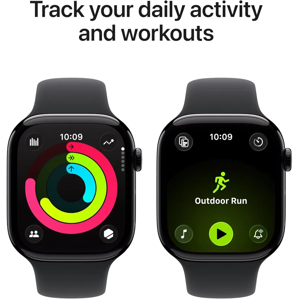 APPLE WATCH SERIES 11 (GPS + CELLULAR 46MM) | JET BLACK ALUMINIO + SPORT BAND BLACK M-L