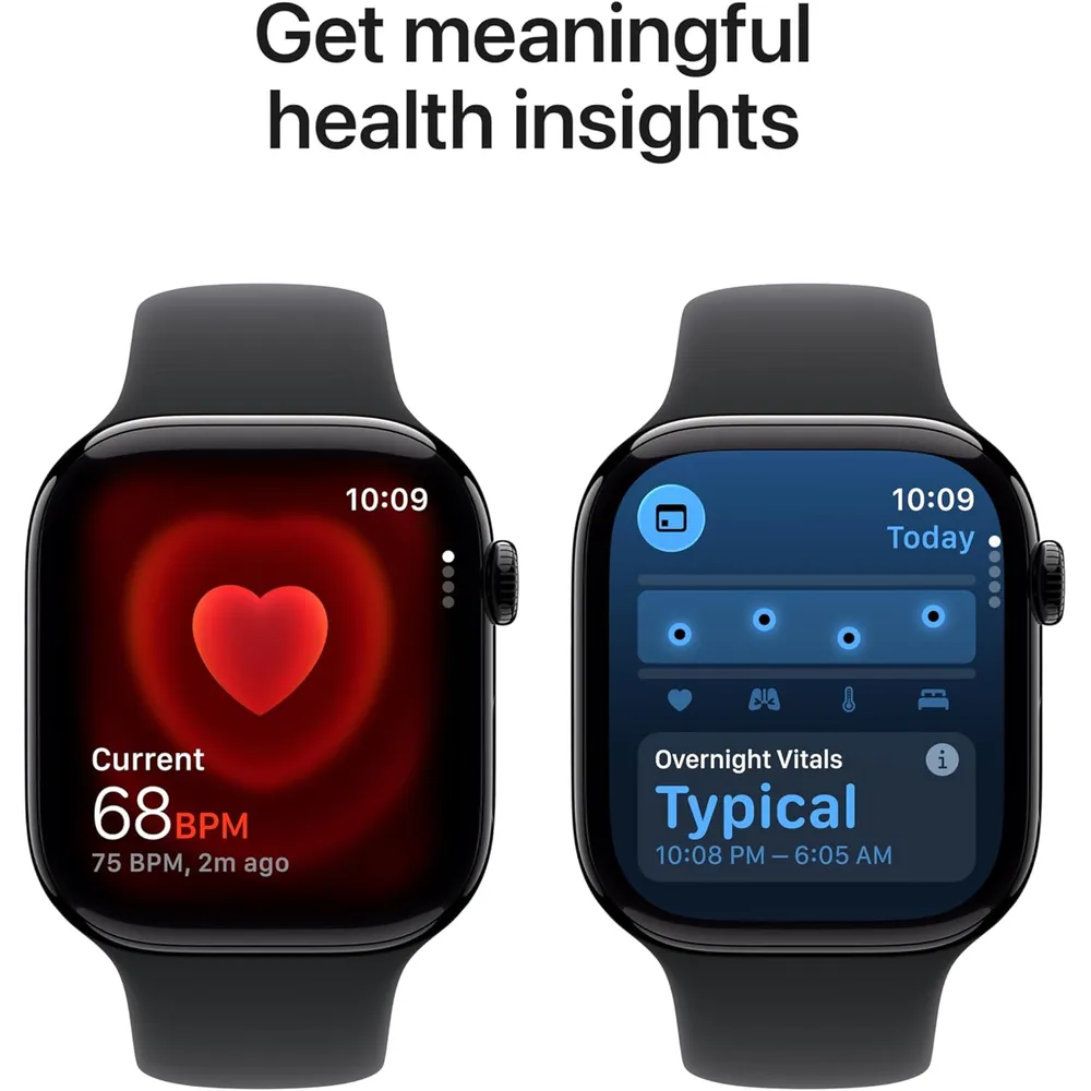 APPLE WATCH SERIES 11 (GPS + CELLULAR 46MM) | JET BLACK ALUMINIO + SPORT BAND BLACK M-L