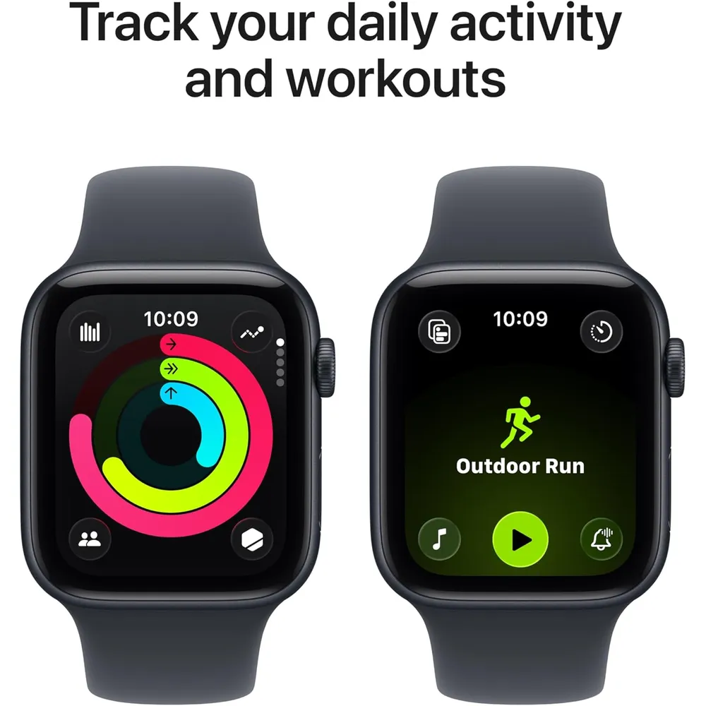 APPLE WATCH SE 3 (GPS 44MM) | MIDNIGHT ALUMINIO + SPORT BAND MIDNIGHT M-L