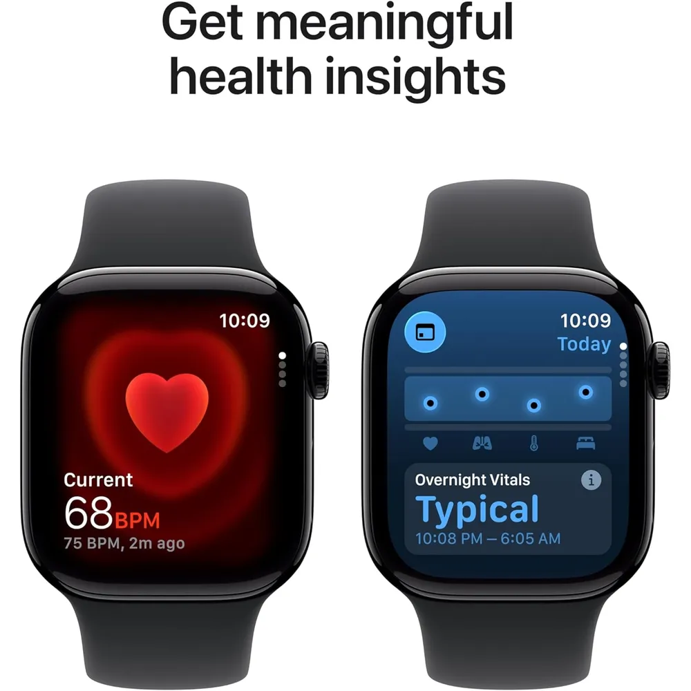 APPLE WATCH SERIES 11 (GPS 42MM) | JET BLACK ALUMINIO + SPORT BAND BLACK S-M