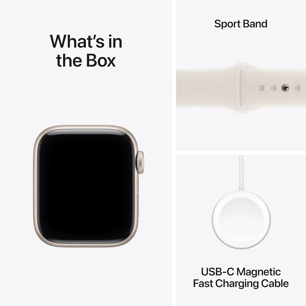 APPLE WATCH SE 3 (GPS 40MM) | STARLIGHT ALUMINIO + SPORT BAND STARLIGHT S-M