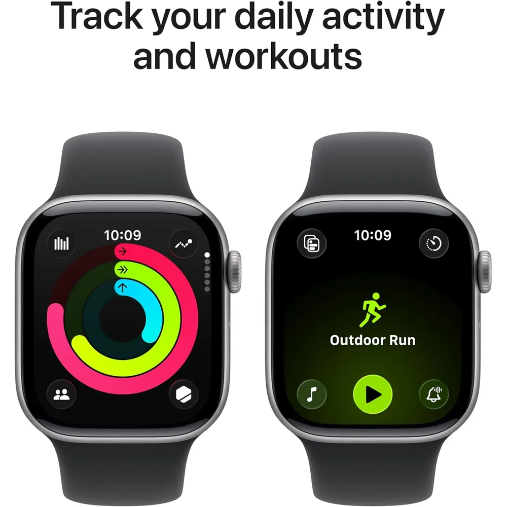 APPLE WATCH SERIES 11 (GPS 42MM) | SPACE GRAY ALUMINIO + SPORT BAND BLACK S-M