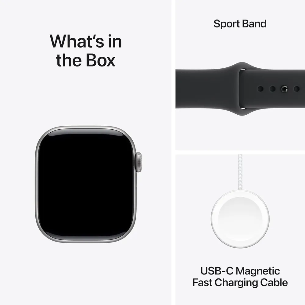 APPLE WATCH SERIES 11 (GPS 42MM) | SPACE GRAY ALUMINIO + SPORT BAND BLACK S-M