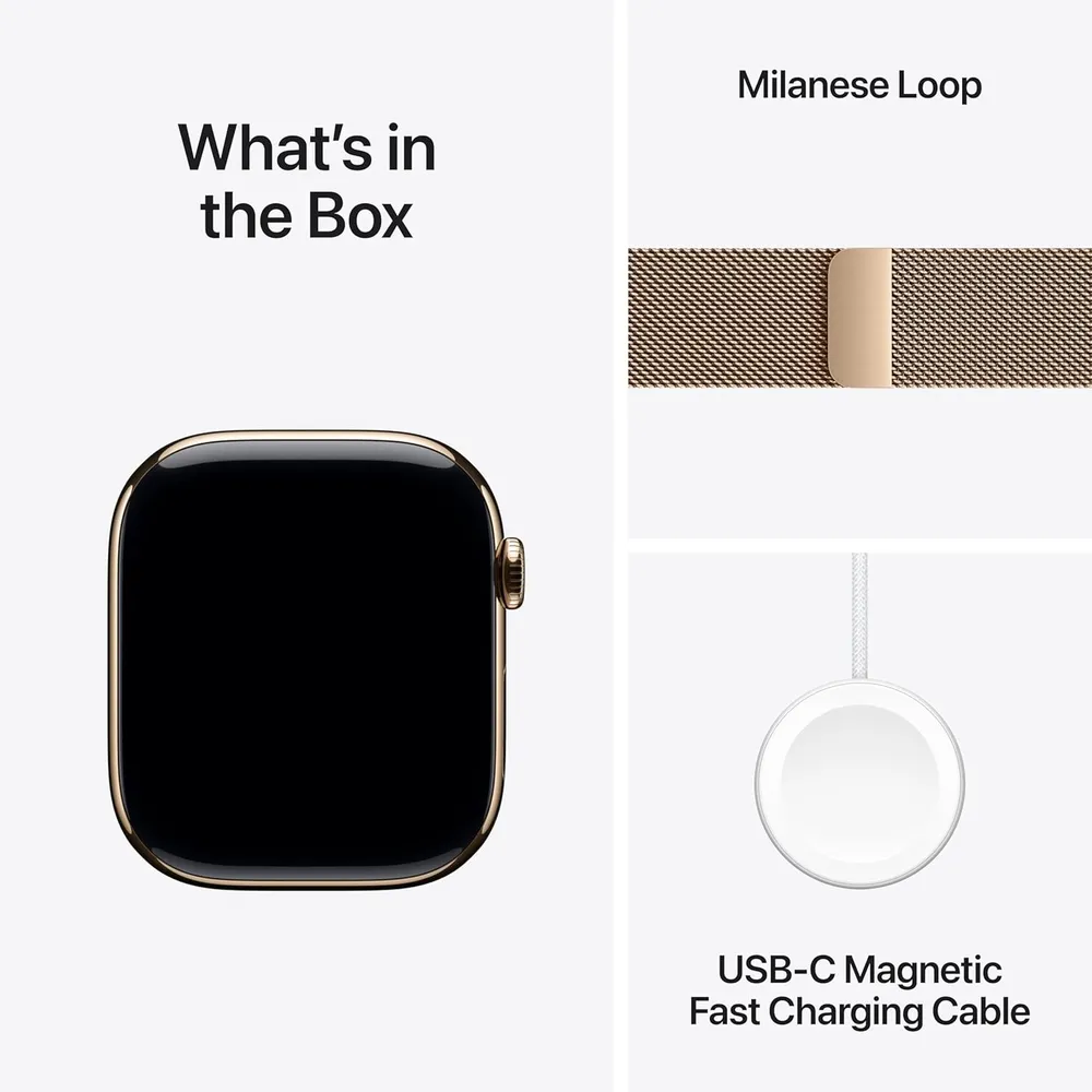 b0fqfpghg6_5_webp.webp APPLE WATCH SERIES 11 (GPS + CELLULAR 46MM) | GOLD TITANIO + MILANESE LOOP GOLD S-M