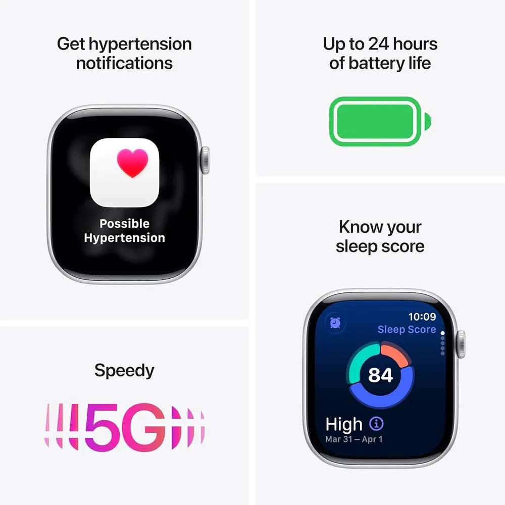 APPLE WATCH SERIES 11 (GPS + CELLULAR 46MM) | ORO ROSA ALUMINIO + SPORT BAND LIGHT BLUSH M-L