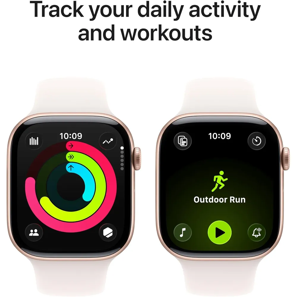 APPLE WATCH SERIES 11 (GPS + CELLULAR 46MM) | ORO ROSA ALUMINIO + SPORT BAND LIGHT BLUSH M-L