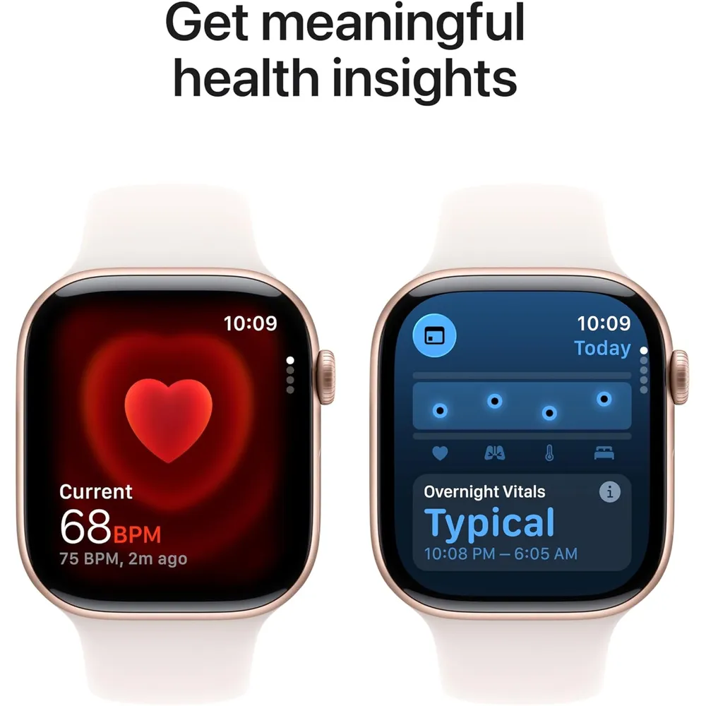 APPLE WATCH SERIES 11 (GPS + CELLULAR 46MM) | ORO ROSA ALUMINIO + SPORT BAND LIGHT BLUSH M-L