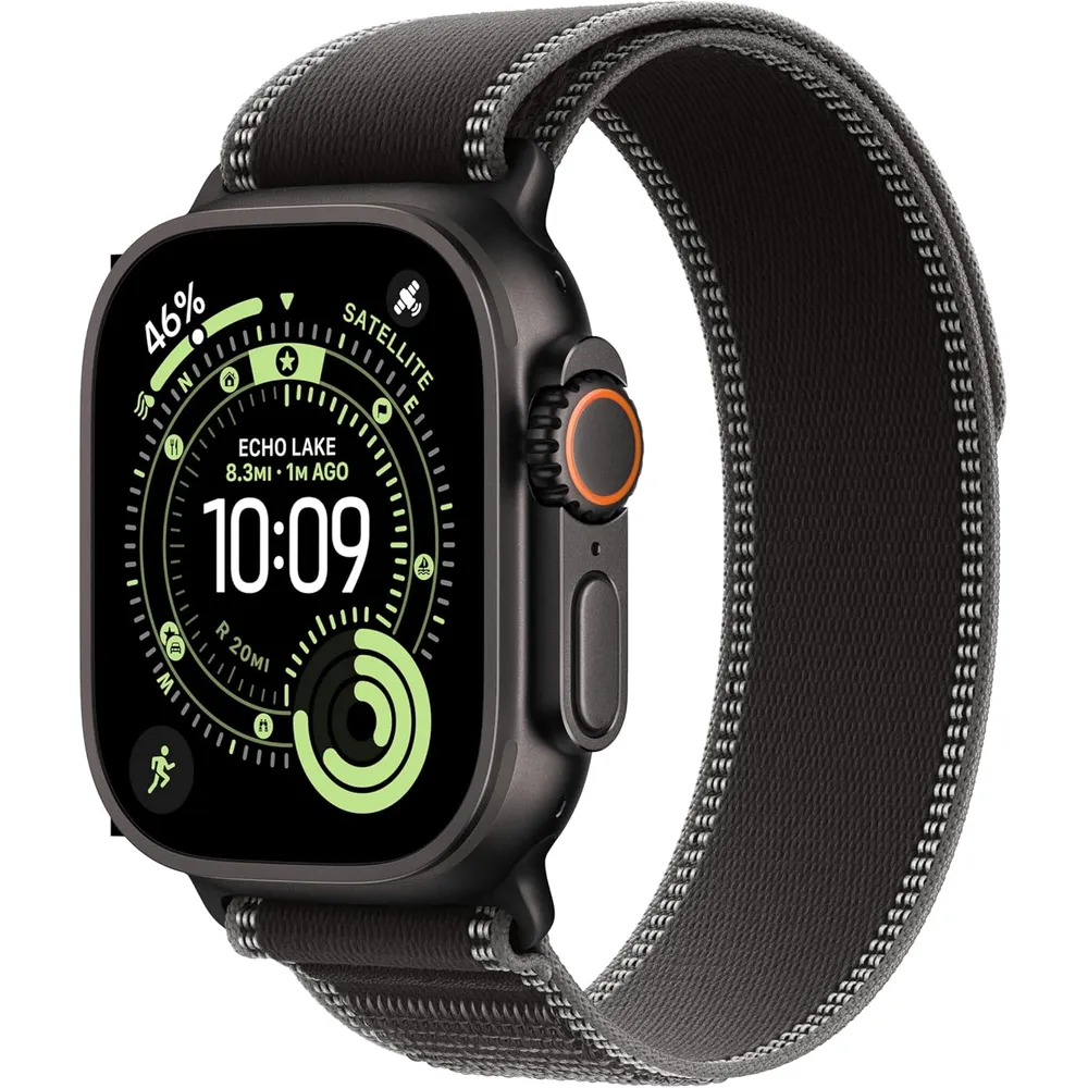 APPLE WATCH ULTRA 3 (GPS + CELLULAR 49MM) | BLACK TITANIO + TRAIL LOOP NEGRO M-L