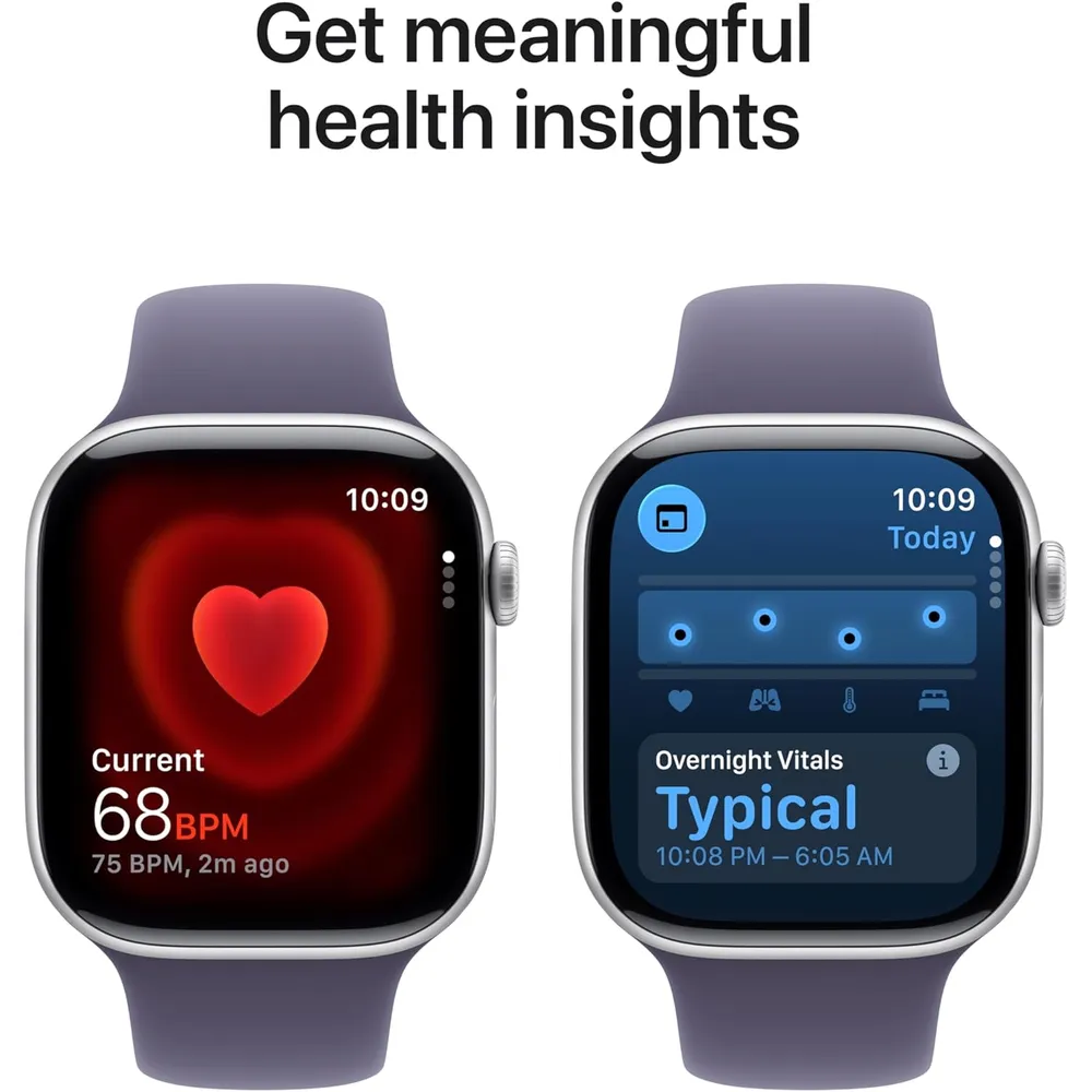 APPLE WATCH SERIES 11 (GPS + CELLULAR 46MM) | SILVER ALUMINIO + SPORT BAND PURPLE FOG M-L