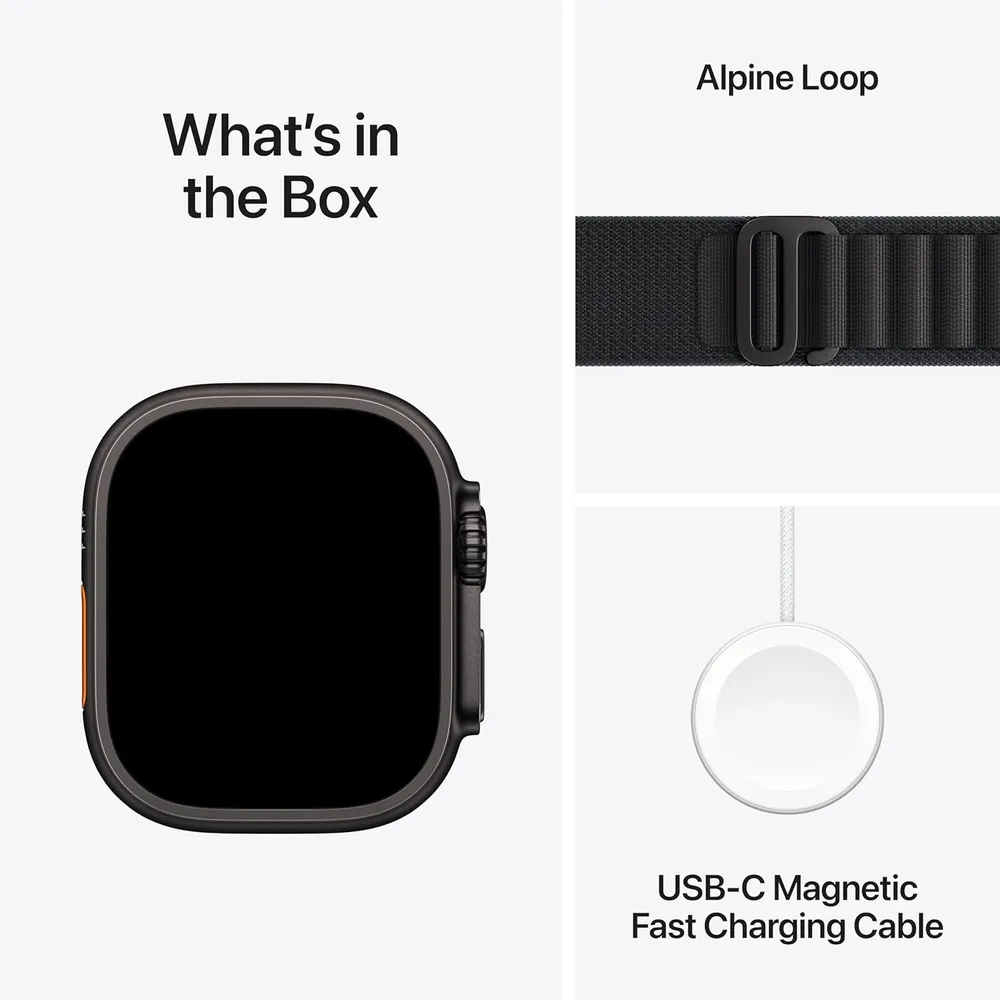 APPLE WATCH ULTRA 3 (GPS + CELLULAR 49MM) | BLACK TITANIO + ALPINE LOOP NEGRO L