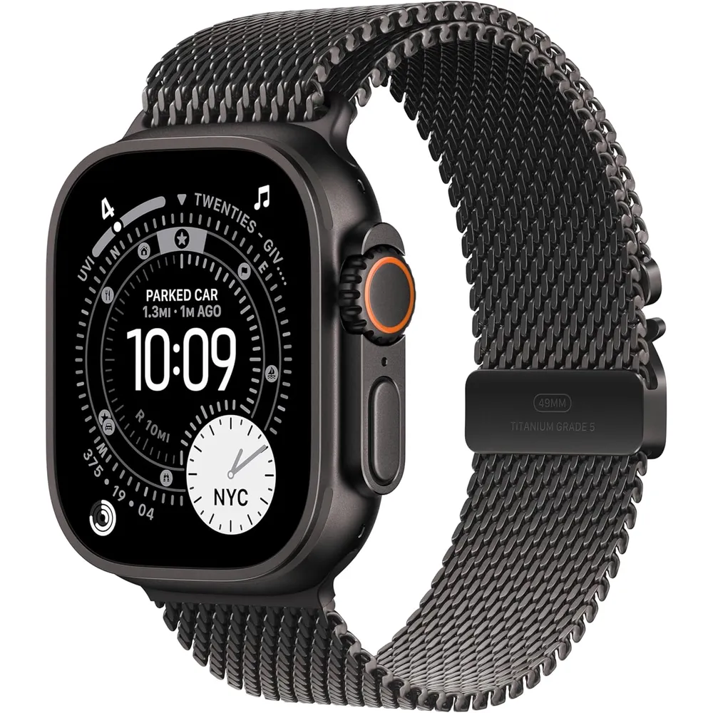 APPLE WATCH ULTRA 3 (GPS + CELLULAR 49MM) | BLACK TITANIO + MILANESE LOOP NEGRO TITANIO L