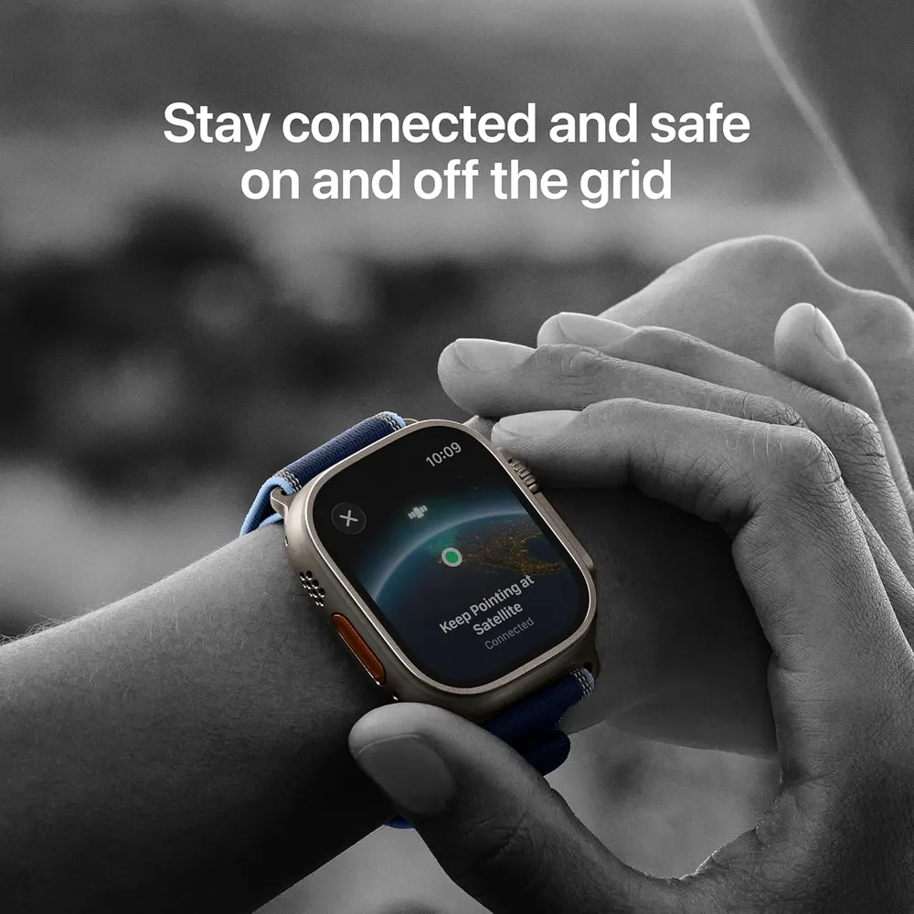 APPLE WATCH ULTRA 3 (GPS + CELLULAR 49MM) | NATURAL TITANIO + OCEAN BAND AZUL ONE SIZE