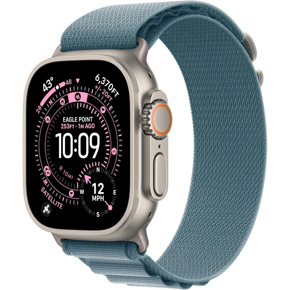 APPLE WATCH ULTRA 3 (GPS + CELLULAR 49MM) | NATURAL TITANIO + ALPINE LOOP AZUL CLARO S