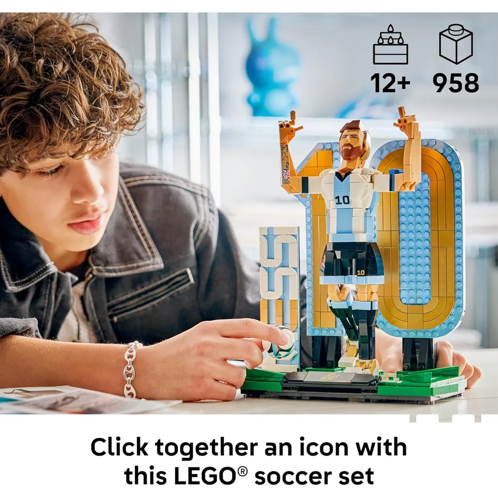 LEGO LIONEL MESSI LEYENDA DEL FÚTBOL 712 PIEZAS