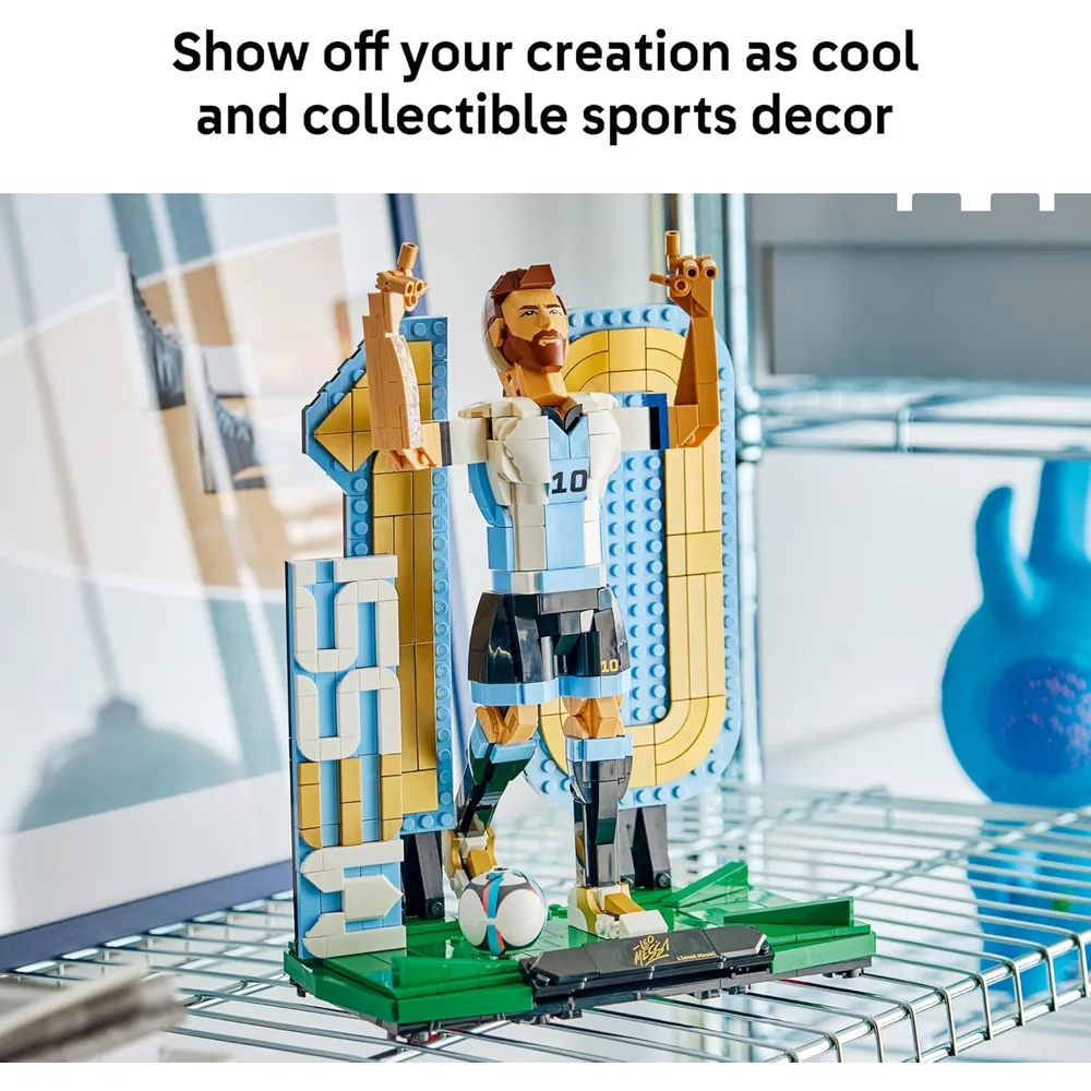 LEGO LIONEL MESSI LEYENDA DEL FÚTBOL 712 PIEZAS