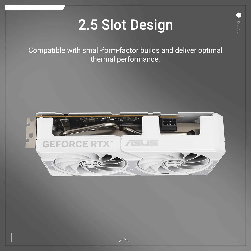 ASUS Dual GeForce RTX 5060 White 8GB OC