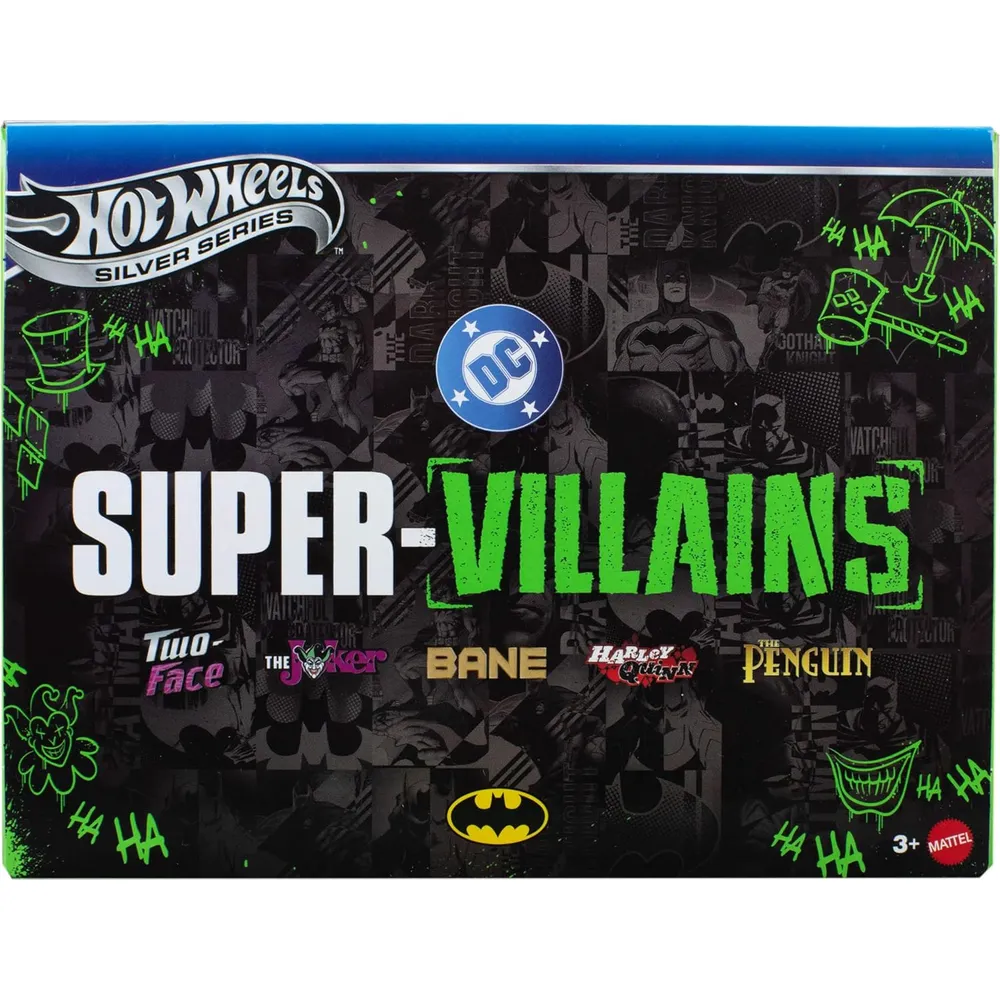 HOT WHEELS AUTOS BATMAN SET 5 PZS