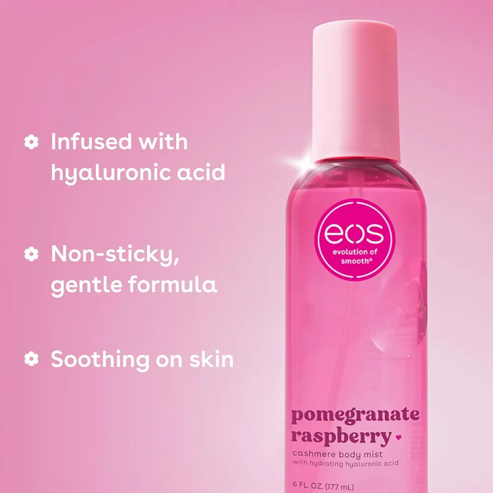 EOS CASHMERE SPRAY HIDRATANTE CORPORAL 6 OZ / 180 ML | GRANADA / FRAMBUESA