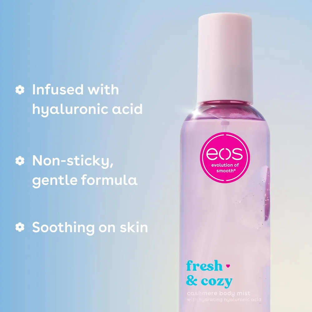 EOS CASHMERE SPRAY HIDRATANTE CORPORAL 6 OZ / 180 ML | FRESCO / ACOGEDOR