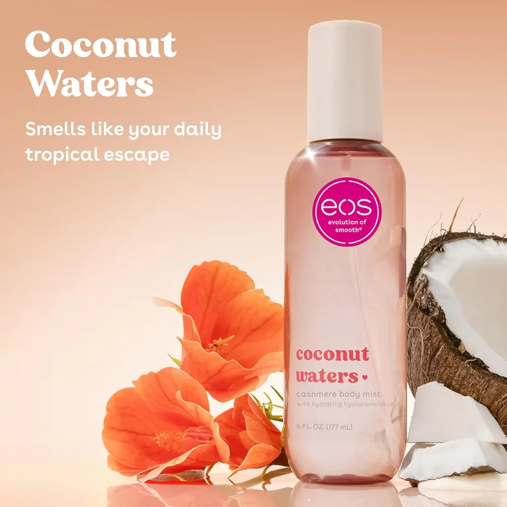 EOS CASHMERE SPRAY HIDRATANTE CORPORAL 6 OZ / 180 ML | AGUA DE COCO