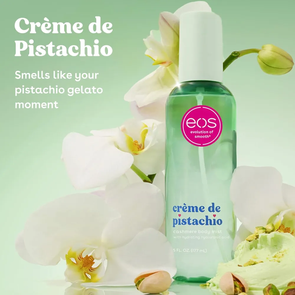 EOS CASHMERE SPRAY HIDRATANTE CORPORAL EOS CASHMERE 6 OZ / 180 ML | CREMA DE PISTACHO