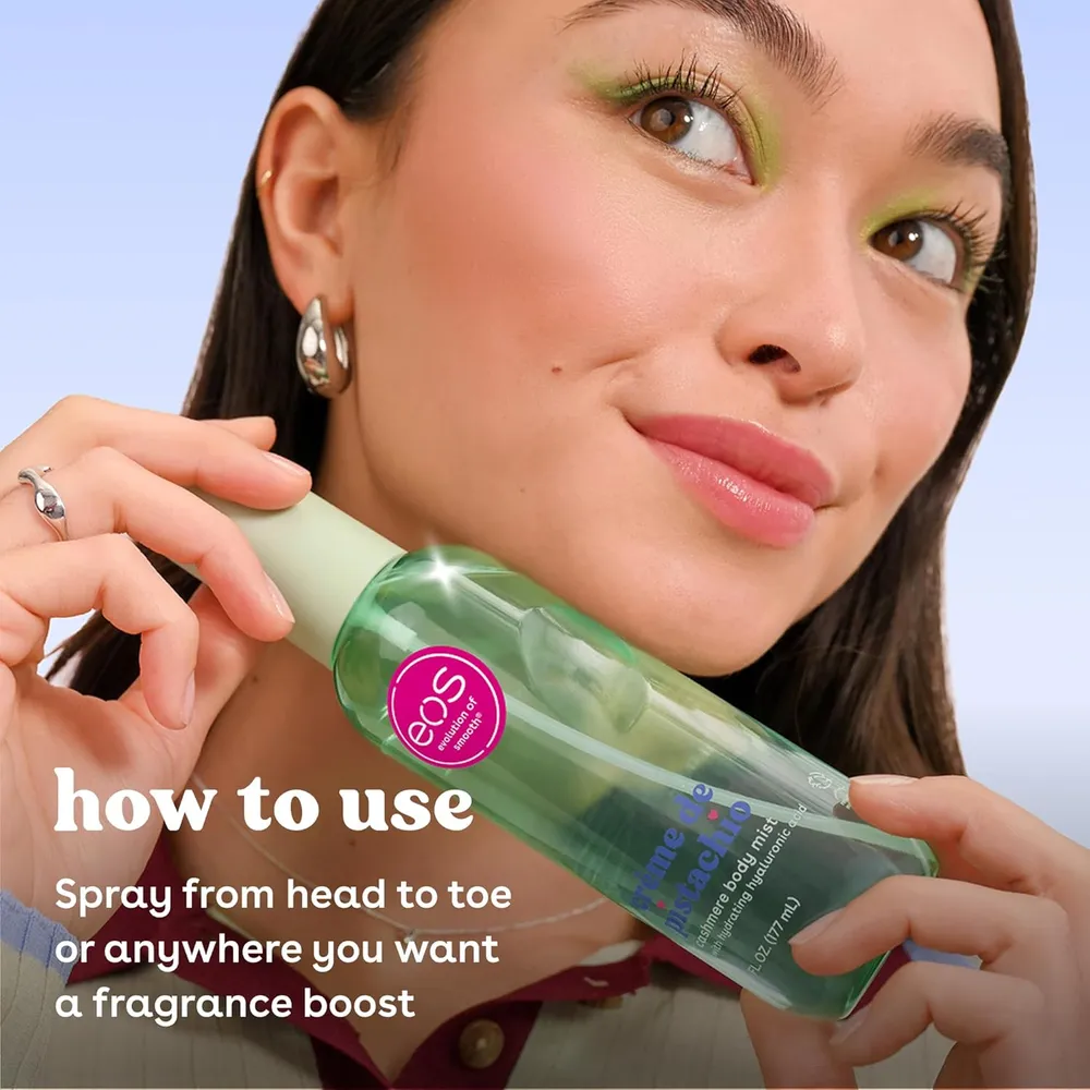 EOS CASHMERE SPRAY HIDRATANTE CORPORAL EOS CASHMERE 6 OZ / 180 ML | CREMA DE PISTACHO