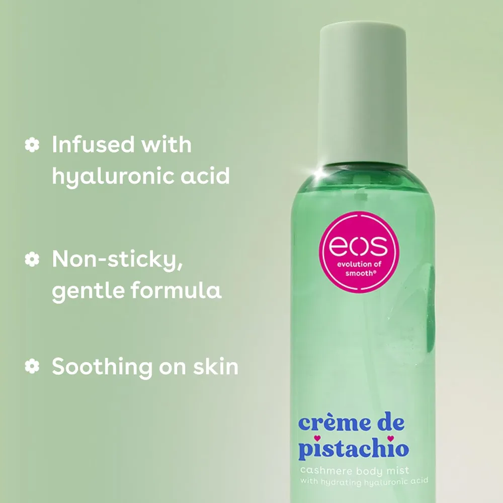 EOS CASHMERE SPRAY HIDRATANTE CORPORAL EOS CASHMERE 6 OZ / 180 ML | CREMA DE PISTACHO