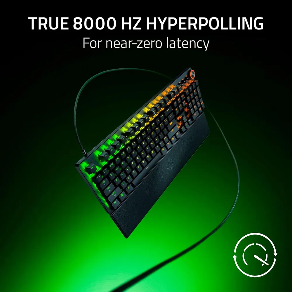 TECLADO ALÁMBRICO HUNTSMAN V3 PRO 8000 HZ RAZER | NEGRO