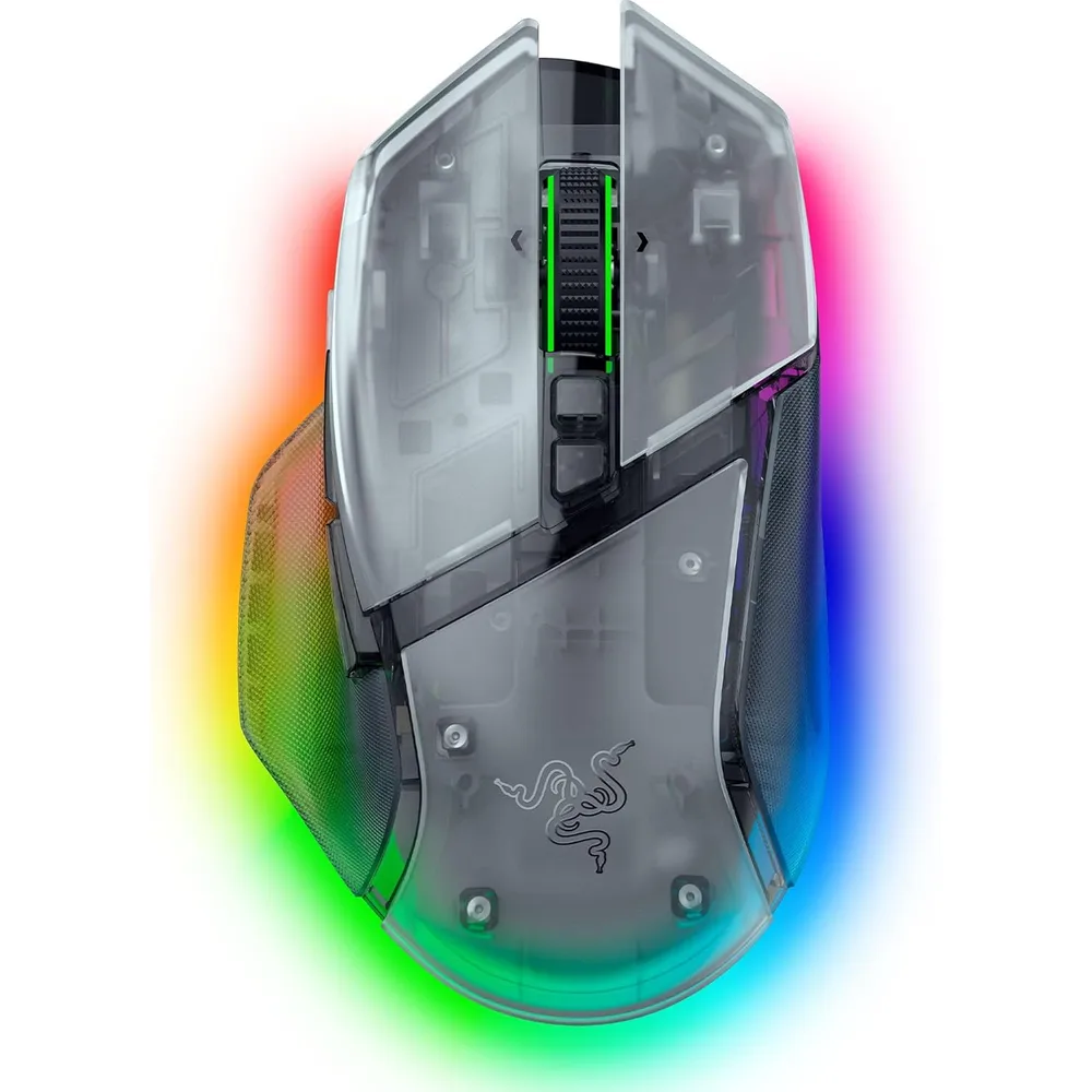 MOUSE INALÁMBRICO BASILISK V3 PRO RAZER | PHANTOM BLANCO
