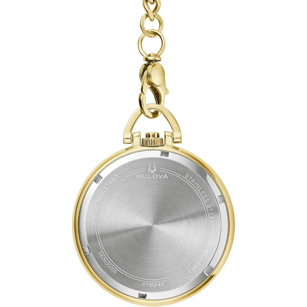 Reloj de bolsillo Bulova Classic cuarzo | Oro