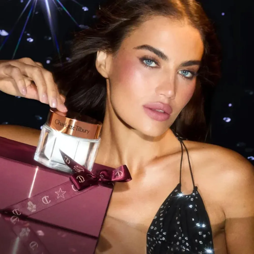 Charlotte Tilbury Magic Cream y Magic Crystal Elixir Dúo hidratante facial