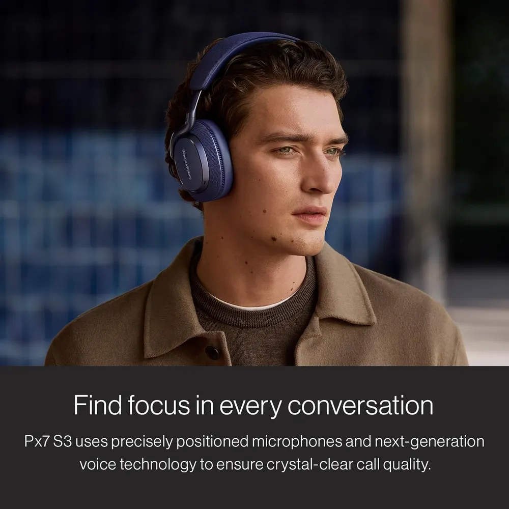 Bowers & Wilkins PX7 S3 Audífonos Bluetooth | Azul Hielo