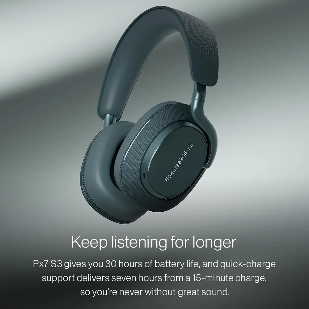 Bowers & Wilkins PX7 S3 Audífonos Bluetooth | Azul Hielo