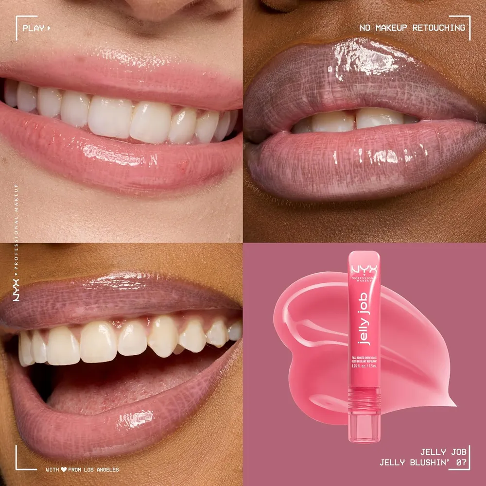 NYX Jelly Job Brillo de Labios | 07 Jelly Blushin'