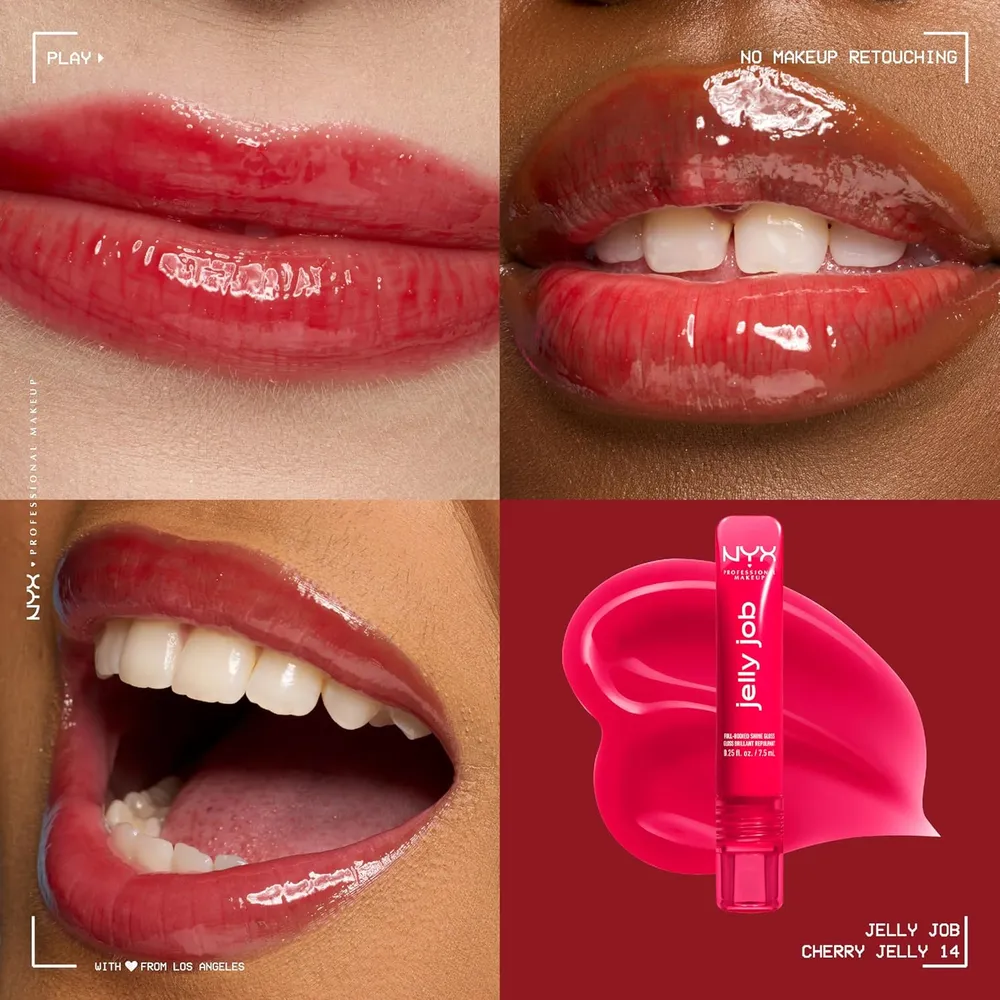 NYX Jelly Job Brillo de Labios | 14 Cherry Jelly